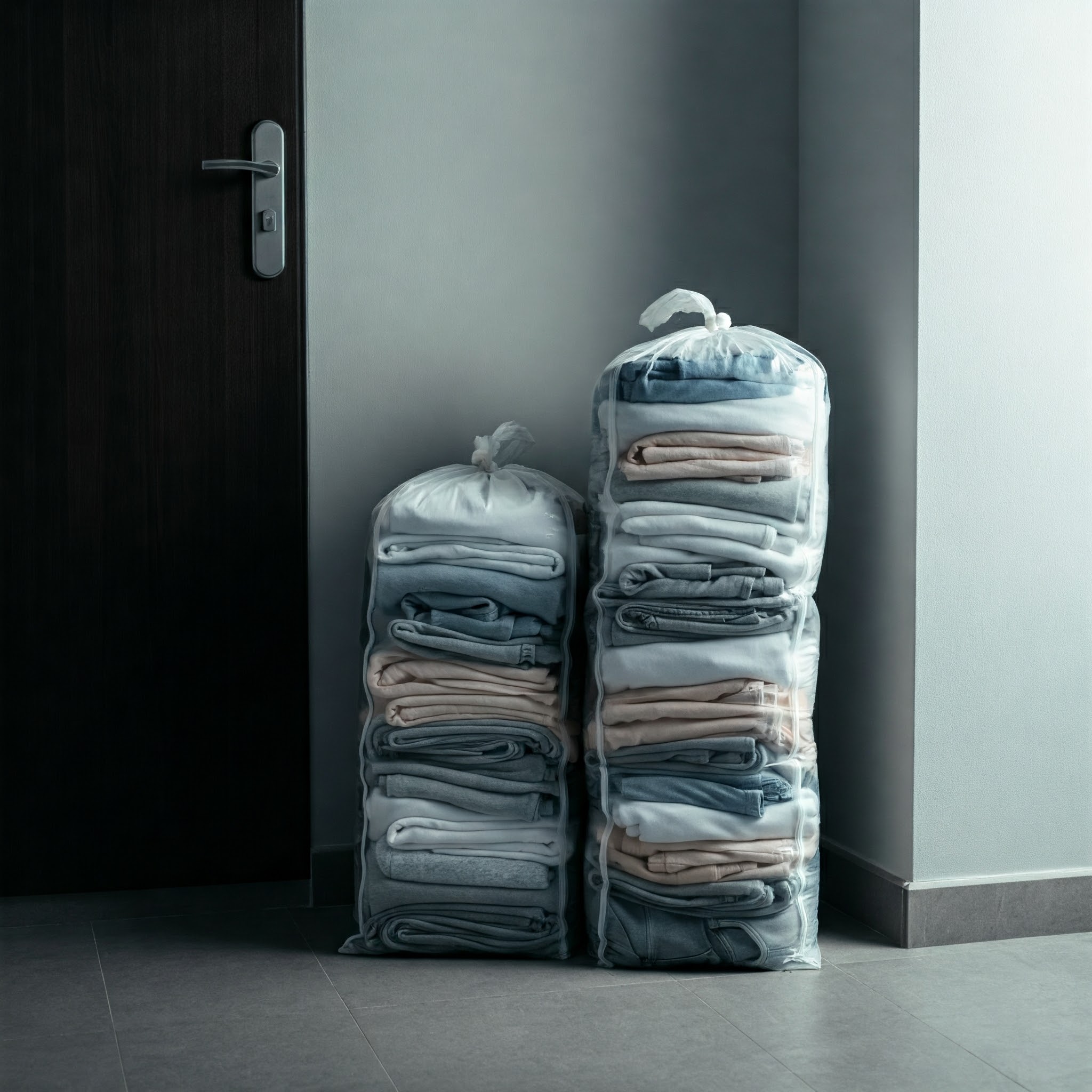 Laundry Delivered To An Apartment