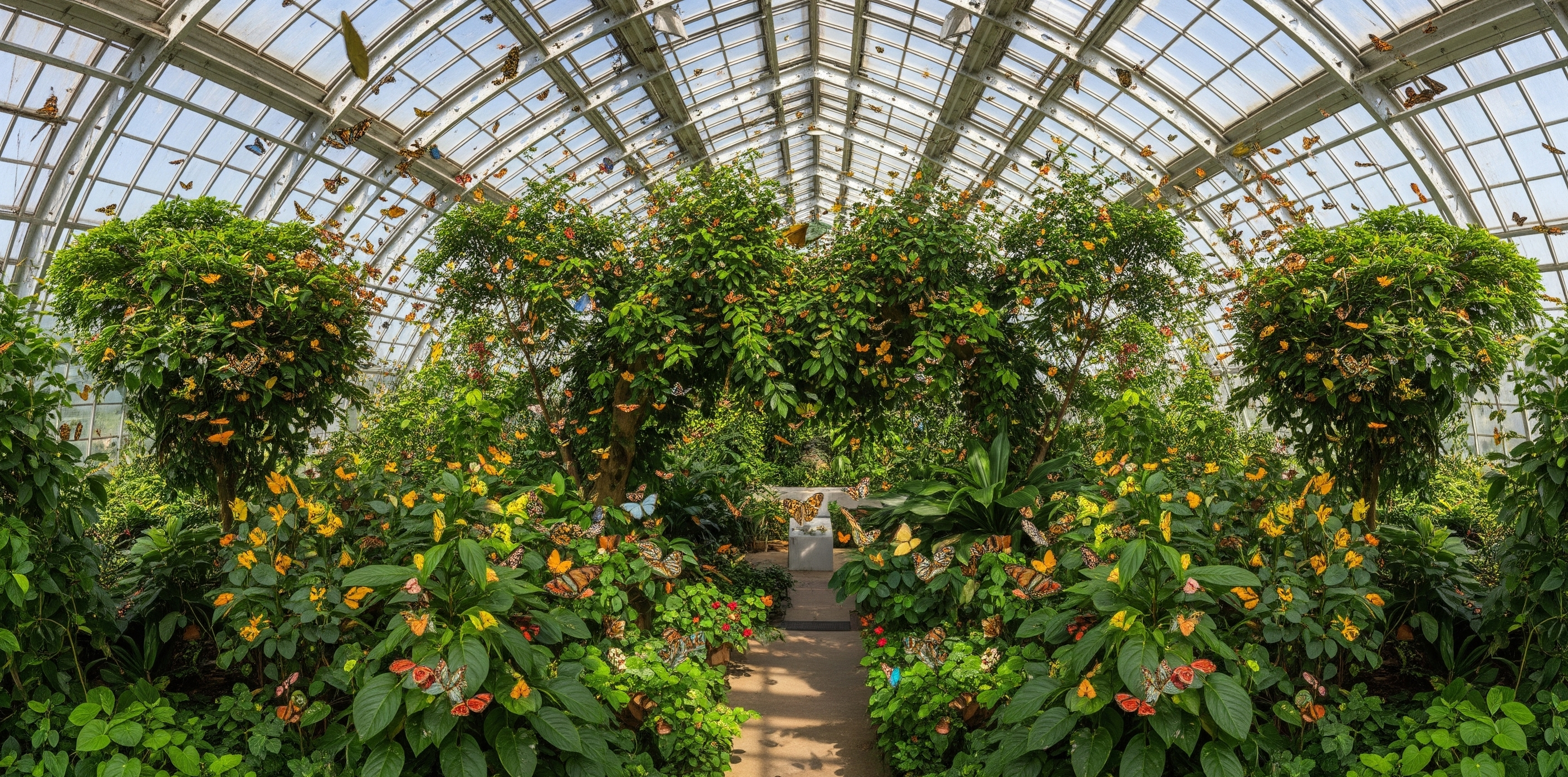 The Sophia M. Sachs Butterfly House Conservatory